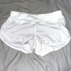 Lululemon White Shorts